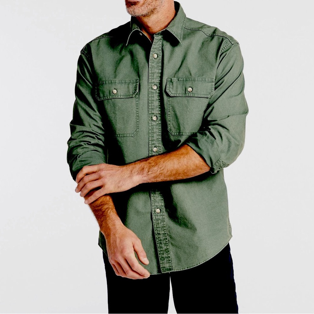 L.L. Bean - Sunwashed Heavy Weight Canvas Shirt